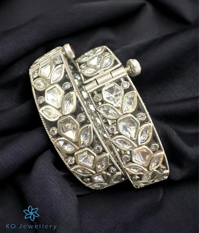 Kundan The Silver Polki Bracelet WhiteSize 24 Bracelets