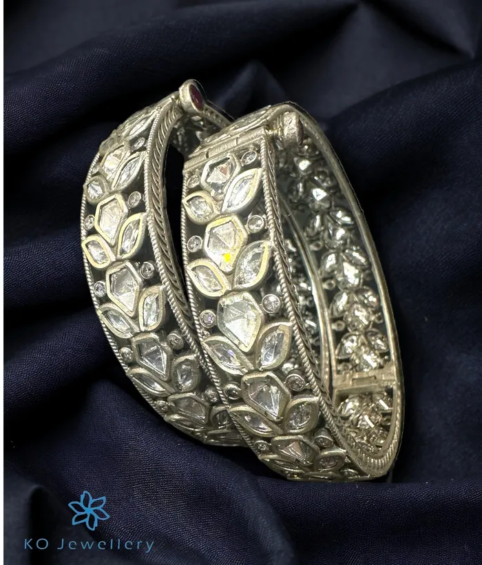 Kundan The Silver Polki Bracelet WhiteSize 24 Bracelets