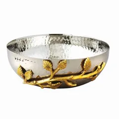 Leeber Bracelets Leeber Golden Vine Hammered Salad Bowl 65 Stainless Steel Leeber Bracelets Leeber Golden Vine Hammered Salad Bowl 65 Stainless Steel