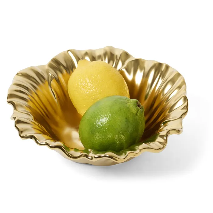 Leeber Leeber Matte Gold Sunflower Bowl 675 X 225 PreStyled Sets