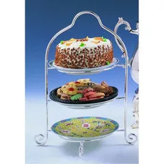 Leeber Rings Leeber 3 Tier Dessert Stand Silver SilverPlated