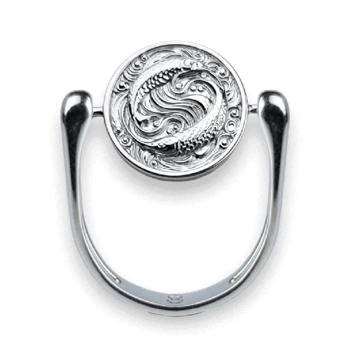 Luxe Silver Zodiac Fidget Ring MyCONQUERing Rings