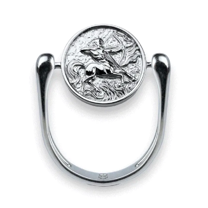 Luxe Silver Zodiac Fidget Ring MyCONQUERing Rings