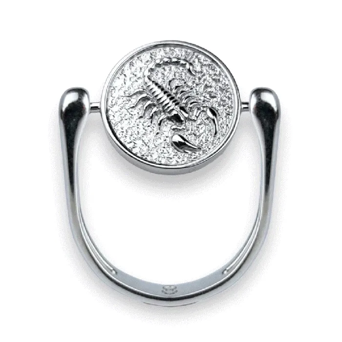 Luxe Silver Zodiac Fidget Ring MyCONQUERing Rings