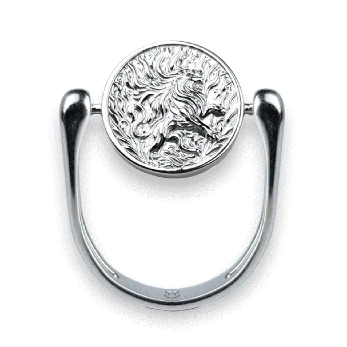 Luxe Silver Zodiac Fidget Ring MyCONQUERing Rings