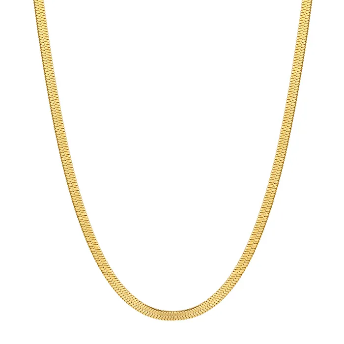 Necklaces Hey Happiness Snake Chain Necklace Gold