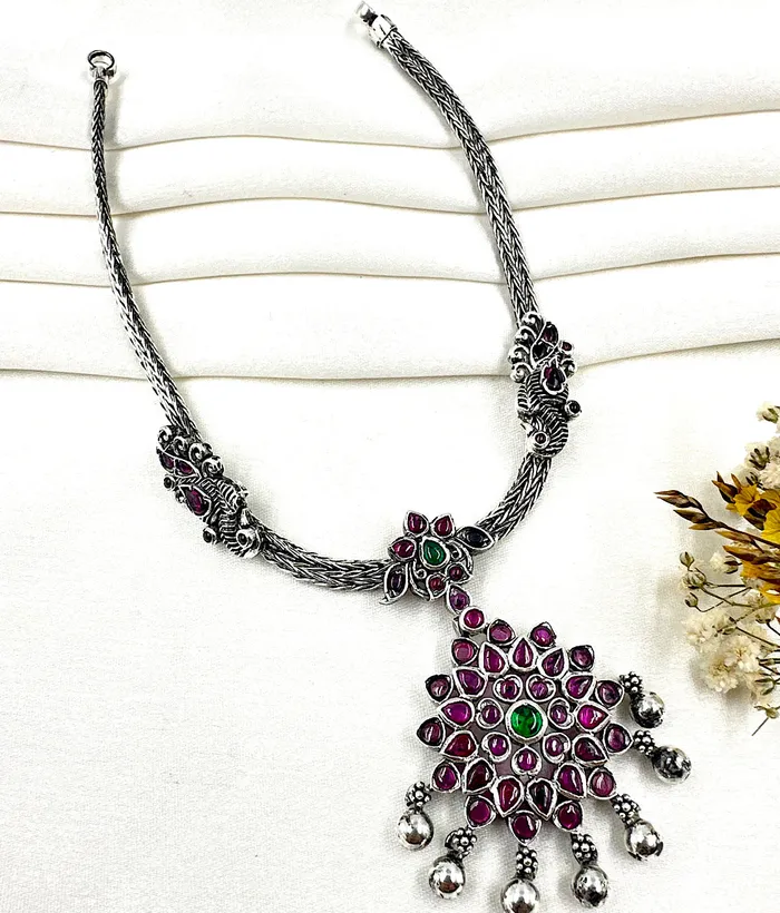 Necklaces Silversmith The Silver Kemp Necklace Oxidised