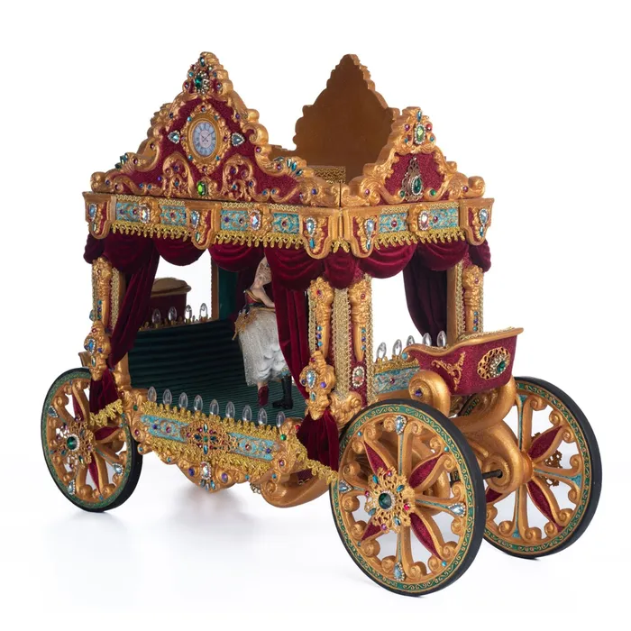 PreStyled Sets Katherines Collection Katherines Collection Nutcracker Stage Carriage 24x975x19 Inches RedGold Resin PreStyled Sets Katherines Collection Katherines Collection Nutcracker Stage Carriage 24x975x19 Inches RedGold Resin