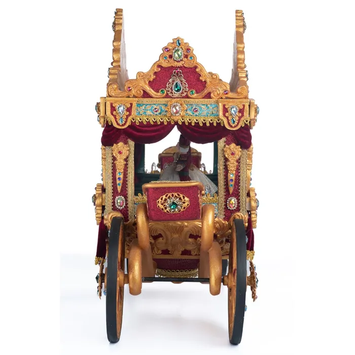PreStyled Sets Katherines Collection Katherines Collection Nutcracker Stage Carriage 24x975x19 Inches RedGold Resin PreStyled Sets Katherines Collection Katherines Collection Nutcracker Stage Carriage 24x975x19 Inches RedGold Resin