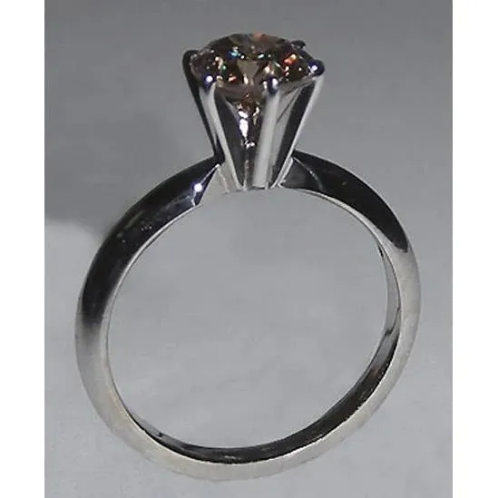 Rings GB 1 Carat Round Red Ruby Engagement Ring Solitaire Gemstone Rings GB 1 Carat Round Red Ruby Engagement Ring Solitaire Gemstone