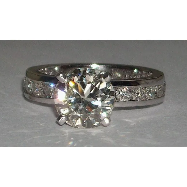 Rings GB 601 Carats Natural Earth Mined Diamond Engagement Fancy Ring And Band Set