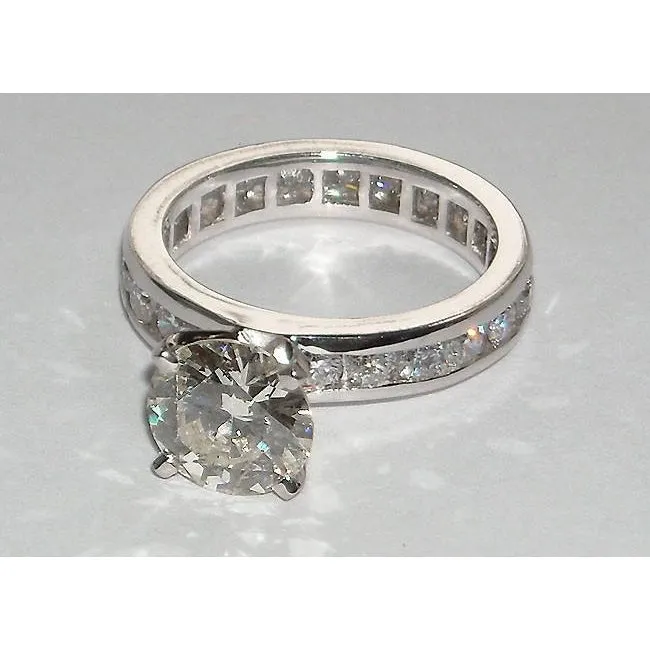 Rings GB 601 Carats Natural Earth Mined Diamond Engagement Fancy Ring And Band Set
