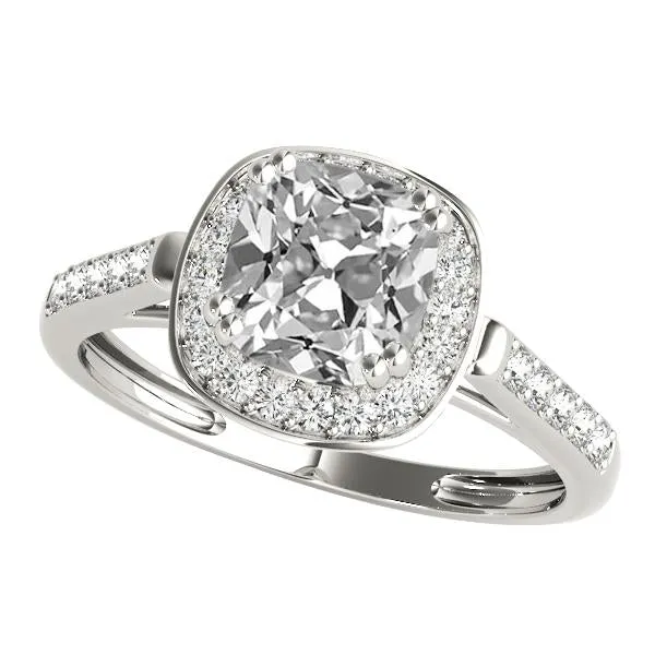Rings Halo Cushion Cathedral Setting Old Miner Natural Earth Mined Diamond Engagement Ring HarryChadEntcom Rings Halo Cushion Cathedral Setting Old Miner Natural Earth Mined Diamond Engagement Ring HarryChadEntcom