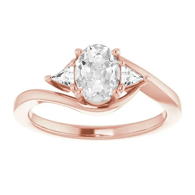 Rings HarryChadEntcom 3 Stone Trillion Oval Old Cut Natural Earth Mined Diamond Ring Prong Set 4 Carats Rings HarryChadEntcom 3 Stone Trillion Oval Old Cut Natural Earth Mined Diamond Ring Prong Set 4 Carats
