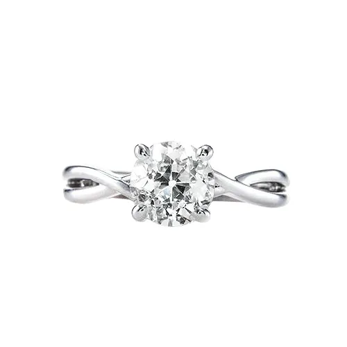 Rings HarryChadEntcom Gold Solitaire Ring Old Cut Round Natural Earth Mined Diamond Twisted Shank 1 Carat Rings HarryChadEntcom Gold Solitaire Ring Old Cut Round Natural Earth Mined Diamond Twisted Shank 1 Carat