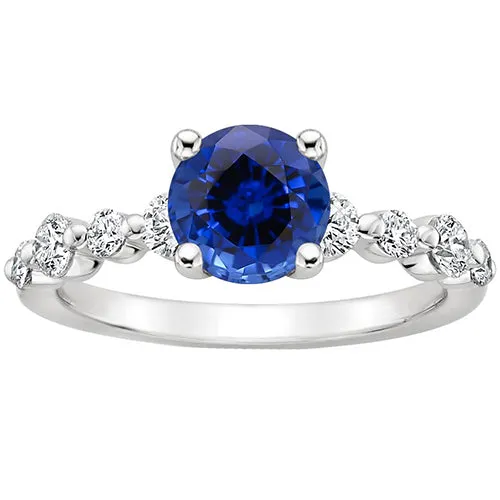 Rings HarryChadEntcom Natural Earth Mined Diamond Engagement Ring With Blue Sapphire Center 3 Carats White Gold Rings HarryChadEntcom Natural Earth Mined Diamond Engagement Ring With Blue Sapphire Center 3 Carats White Gold