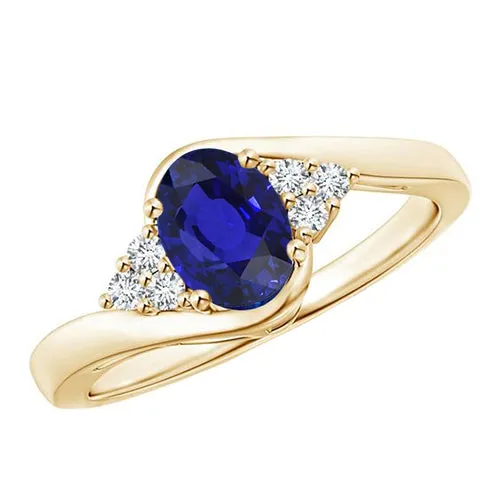 Rings HarryChadEntcom Natural Earth Mined Diamond Womens Ring Accented Prong Deep Oval Blue Sapphire 375 Carats Rings HarryChadEntcom Natural Earth Mined Diamond Womens Ring Accented Prong Deep Oval Blue Sapphire 375 Carats
