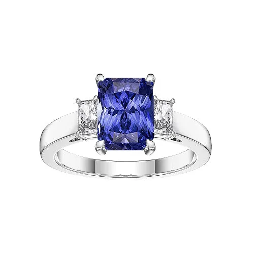 Rings HarryChadEntcom Radiant Natural Earth Mined Diamond Three Stone Ceylon Sapphire Ladies Ring 175 Carats Rings HarryChadEntcom Radiant Natural Earth Mined Diamond Three Stone Ceylon Sapphire Ladies Ring 175 Carats