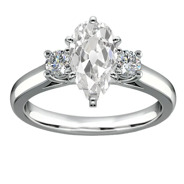 Rings HarryChadEntcom Three Stone Wedding Ring Round Pear Old Miner Real Natural Earth Mined Diamonds 5 Carats Rings HarryChadEntcom Three Stone Wedding Ring Round Pear Old Miner Real Natural Earth Mined Diamonds 5 Carats