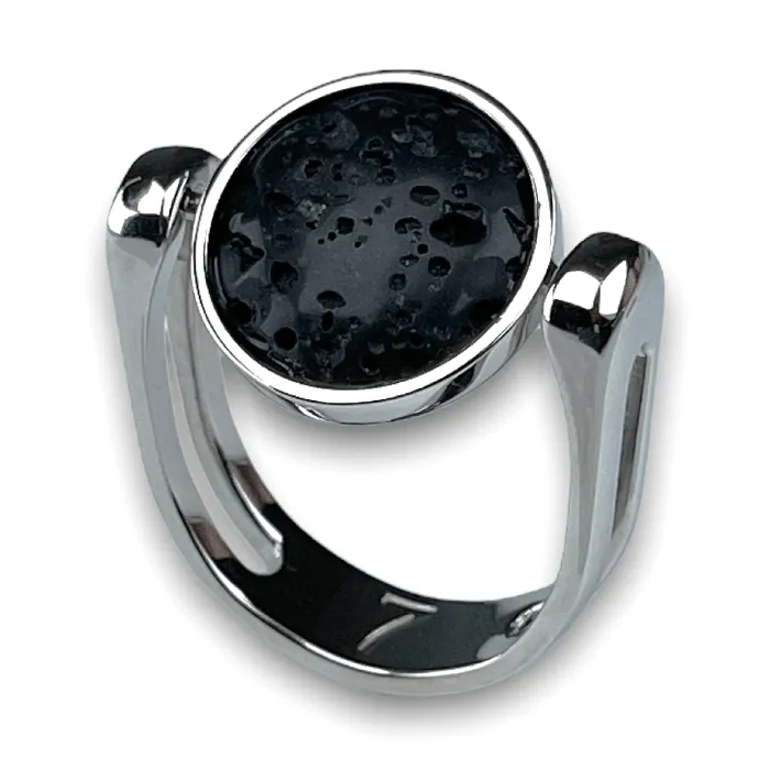 Rings MyCONQUERing Lava Stone Aromatherapy Fidget Ring