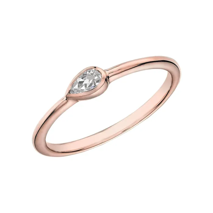 Rose Gold Pear Solitaire Old Miner Natural Earth Mined Diamond Ring Bezel Set 1 Carat HarryChadEntcom Rings Rose Gold Pear Solitaire Old Miner Natural Earth Mined Diamond Ring Bezel Set 1 Carat HarryChadEntcom Rings