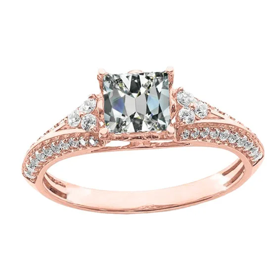 Round Cushion Old Cut Natural Earth Mined Diamond Ring Rose Gold Jewelry 375 Carats HarryChadEntcom Rings Round Cushion Old Cut Natural Earth Mined Diamond Ring Rose Gold Jewelry 375 Carats HarryChadEntcom Rings