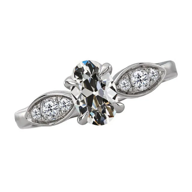 Round Oval Old Mine Cut Genuine Natural Earth Mined Diamond Ring Gold Jewelry 5 Carats HarryChadEntcom Rings Round Oval Old Mine Cut Genuine Natural Earth Mined Diamond Ring Gold Jewelry 5 Carats HarryChadEntcom Rings