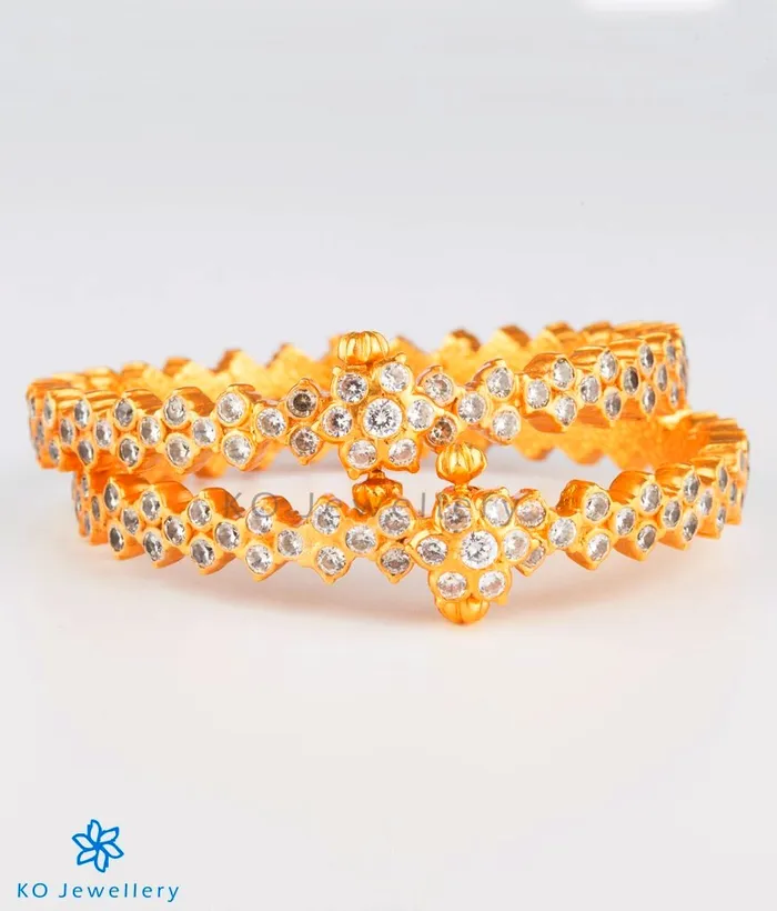 Silversmith Bracelets The Vajra Silver Bracelet WhiteSize 2628