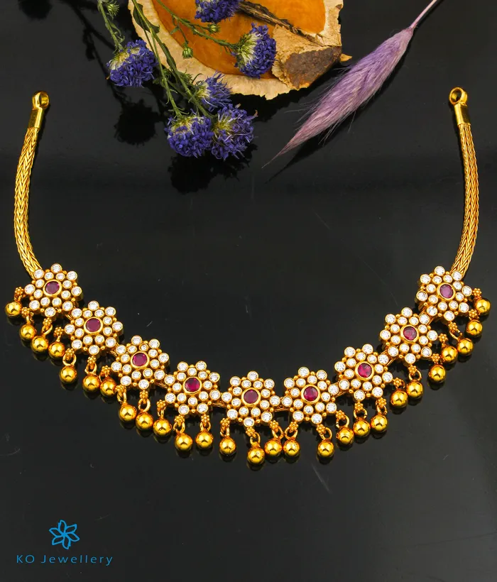 Silversmith Necklaces The Samad Silver Floral Necklace