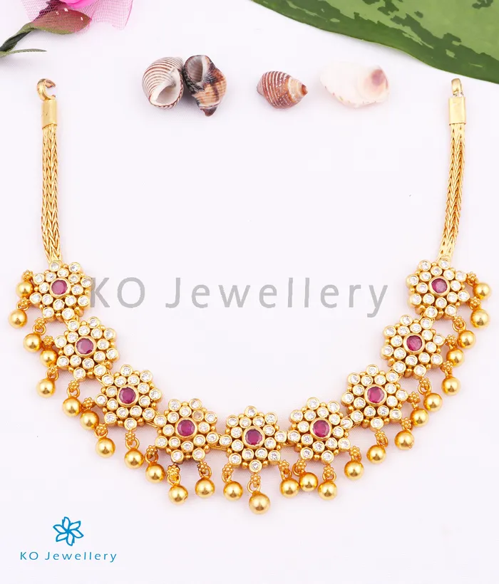 Silversmith Necklaces The Samad Silver Floral Necklace
