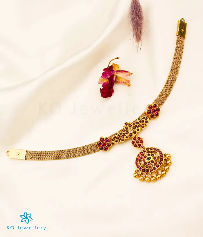 Silversmith Necklaces The Yamuna Addigai Silver Necklace