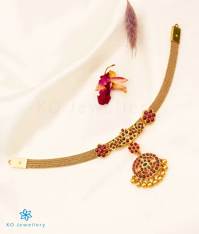 Silversmith Necklaces The Yamuna Addigai Silver Necklace