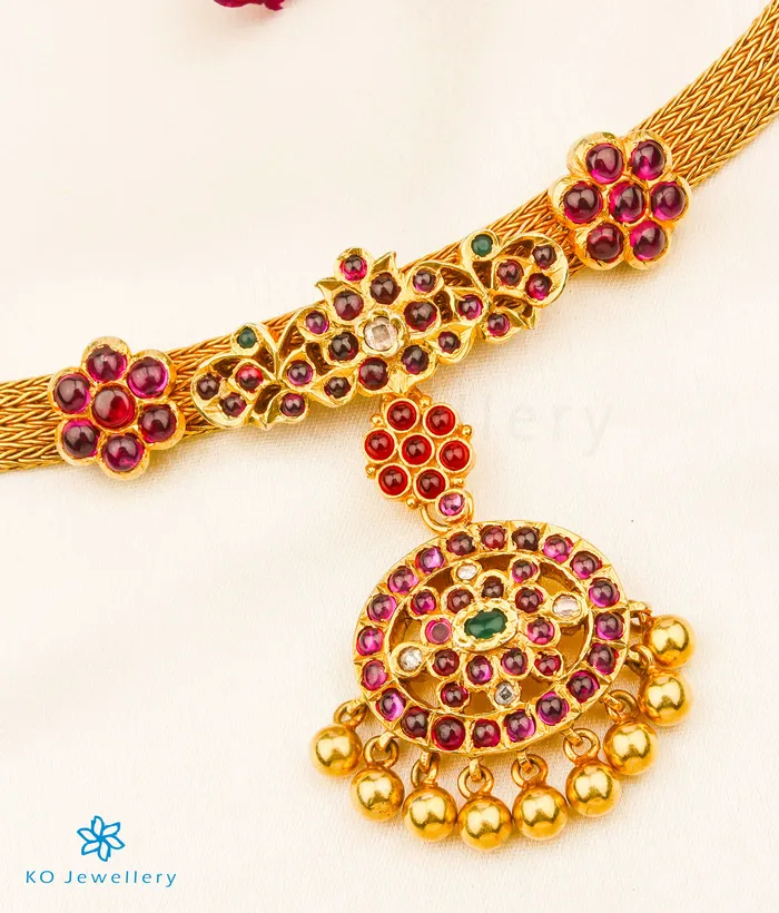 Silversmith Necklaces The Yamuna Addigai Silver Necklace