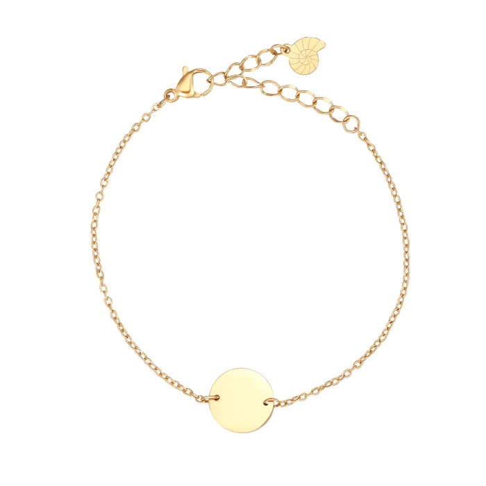 Simple Circle Bracelet Gold Hey Happiness Bracelets