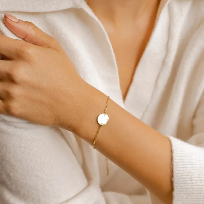 Simple Circle Bracelet Gold Hey Happiness Bracelets Simple Circle Bracelet Gold Hey Happiness Bracelets