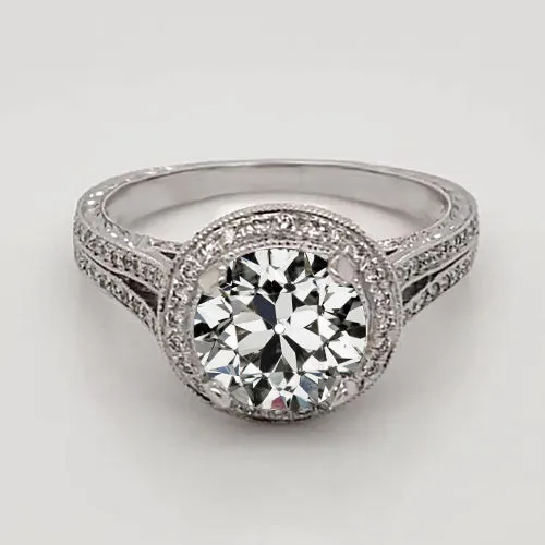 Solitaire Ring Round Old Miner Natural Earth Mined Diamond White Gold 2 Carats Jewelry HarryChadEntcom Rings Solitaire Ring Round Old Miner Natural Earth Mined Diamond White Gold 2 Carats Jewelry HarryChadEntcom Rings