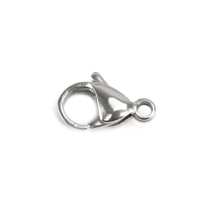 Stainless Steel 12mm Lobster Clasp Pack of 5 ES Bracelets
