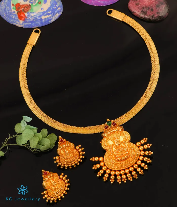 The DhanLakshmi Silver Necklace Silversmith Necklaces