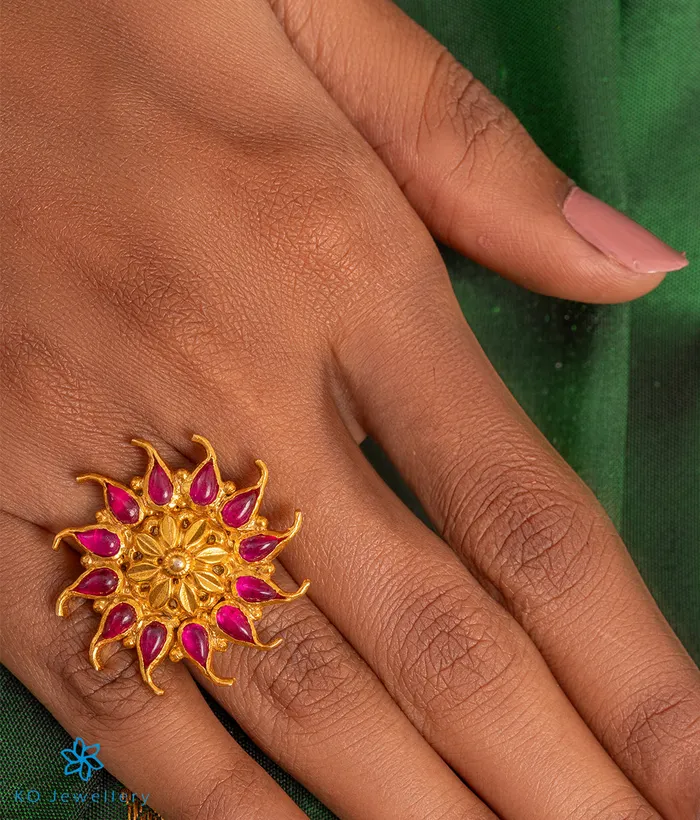 The Keya Silver Kemp Finger Ring Silversmith Rings