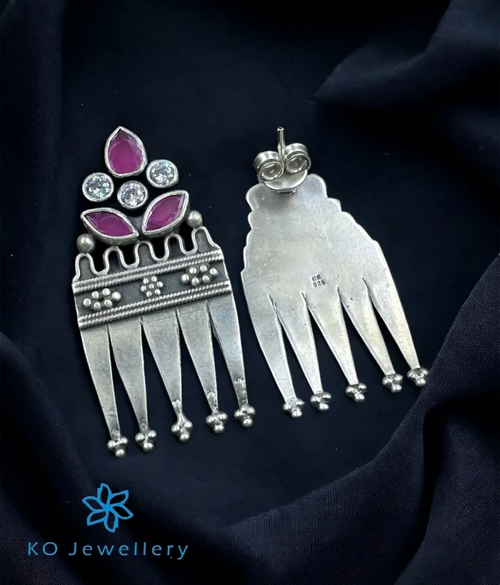The Maryam Silver EarStuds Jaipur Earrings