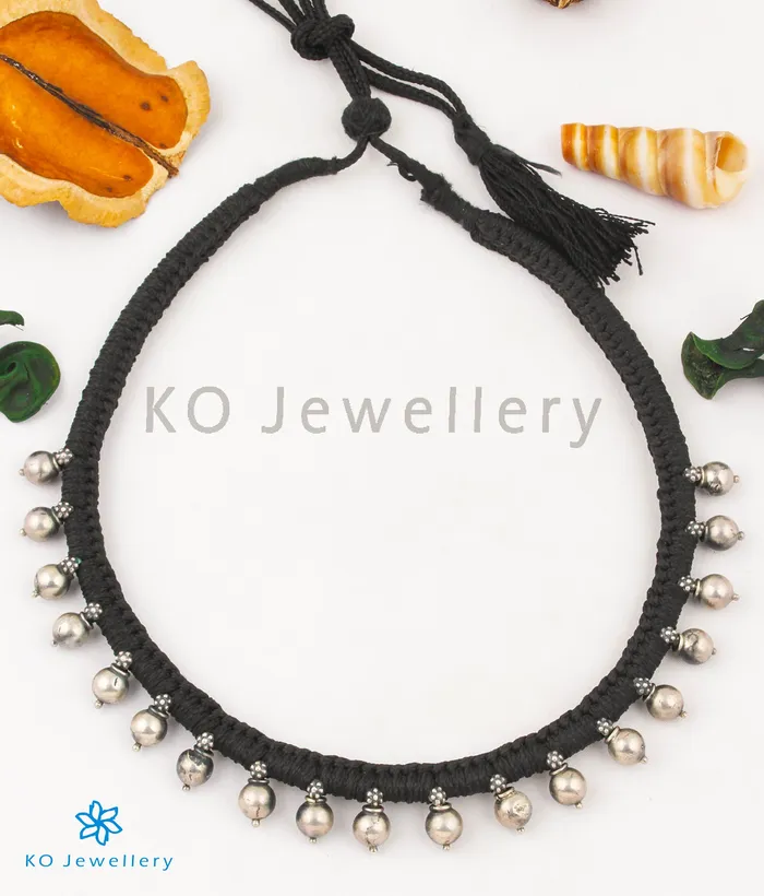 The Payal Silver Choker Necklace SmallOxidised Silversmith Necklaces