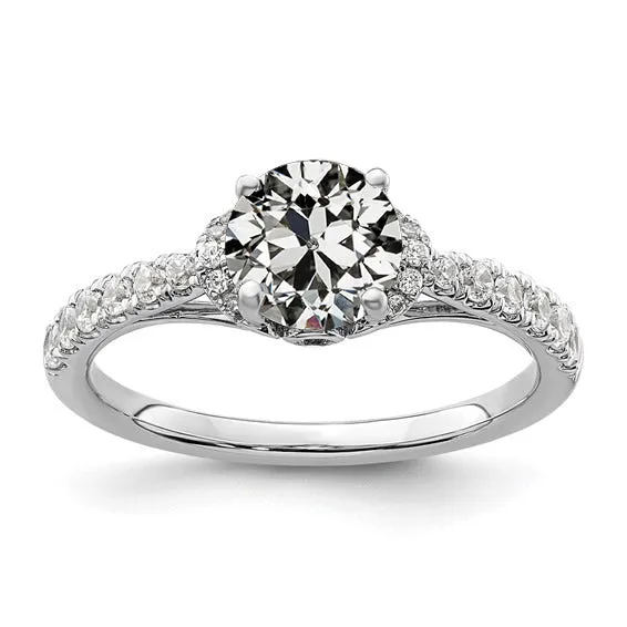 White Gold Round Old Miner Real Natural Earth Mined Diamond Engagement Ring 3 Carats Jewelry HarryChadEntcom Rings White Gold Round Old Miner Real Natural Earth Mined Diamond Engagement Ring 3 Carats Jewelry HarryChadEntcom Rings