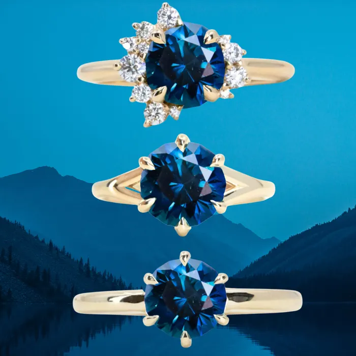 178CT ROUND GOMBE SAPPHIRE Design Specialist Curated Build Your Own Dream Ring Anueva Jewelry Rings 178CT ROUND GOMBE SAPPHIRE Design Specialist Curated Build Your Own Dream Ring Anueva Jewelry Rings