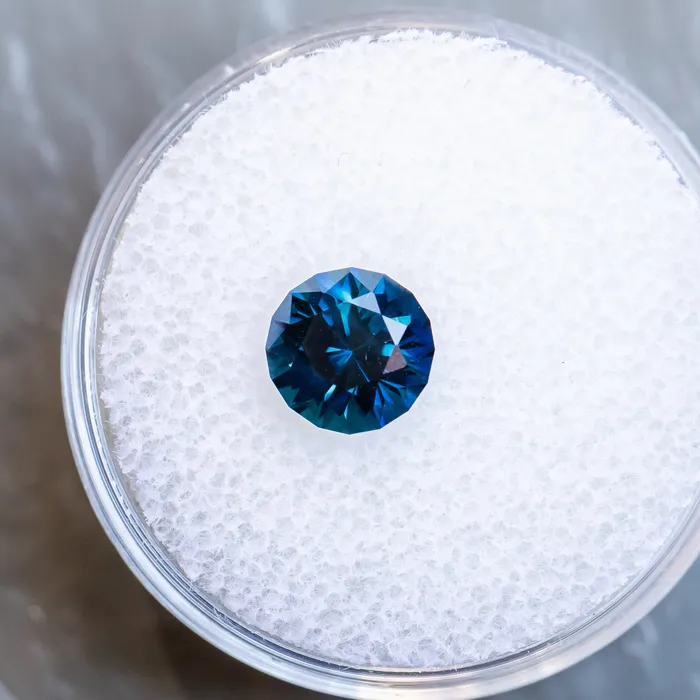 178CT ROUND GOMBE SAPPHIRE Design Specialist Curated Build Your Own Dream Ring Anueva Jewelry Rings