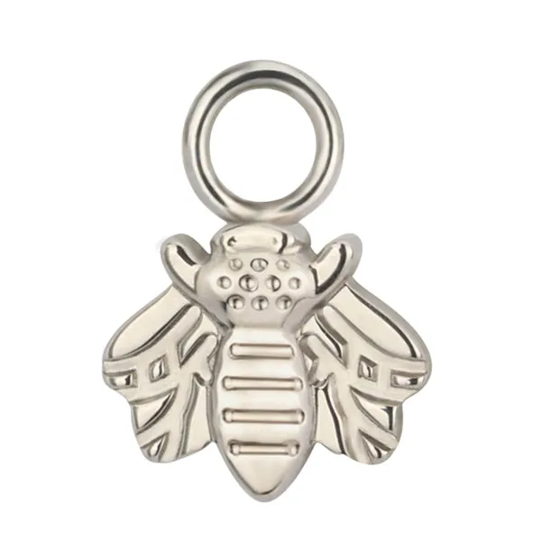 Bee Titanium Charm Tulsa Body Jewelry Charm Necklaces