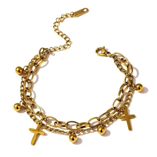 Bracelets Mabel Love Co Cross Bracelet