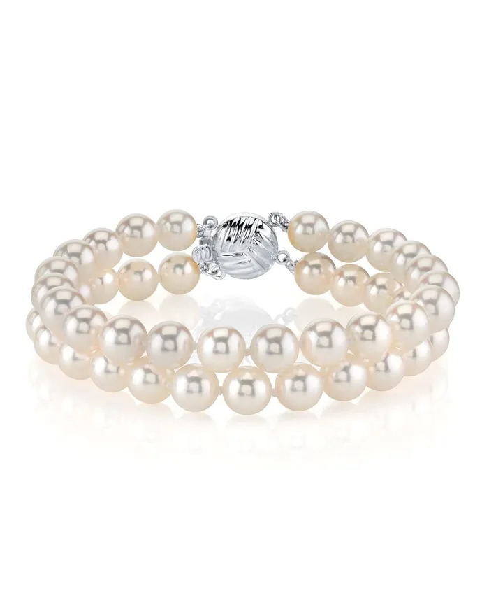 Bracelets SPT Hanadama Akoya Double Pearl Bracelet