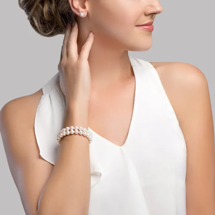 Bracelets SPT Hanadama Akoya Double Pearl Bracelet