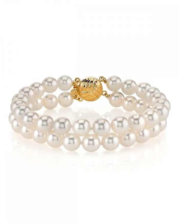 Bracelets SPT Hanadama Akoya Double Pearl Bracelet
