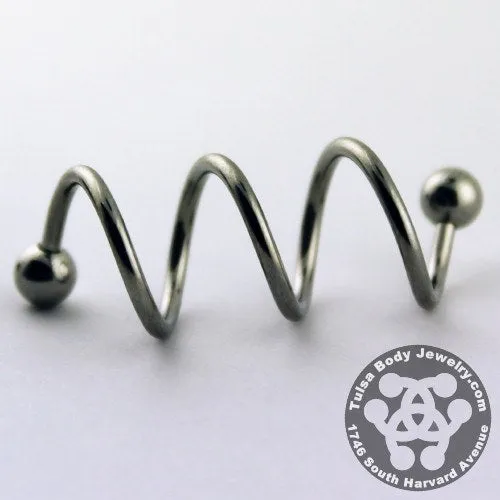 Bracelets Tulsa Body Jewelry 16g Triple Stainless Spiral Barbell